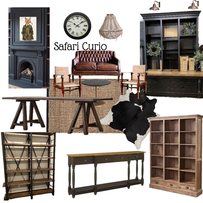 Safari Curio Interior Design Mood Board by otjiwa@gmail.com