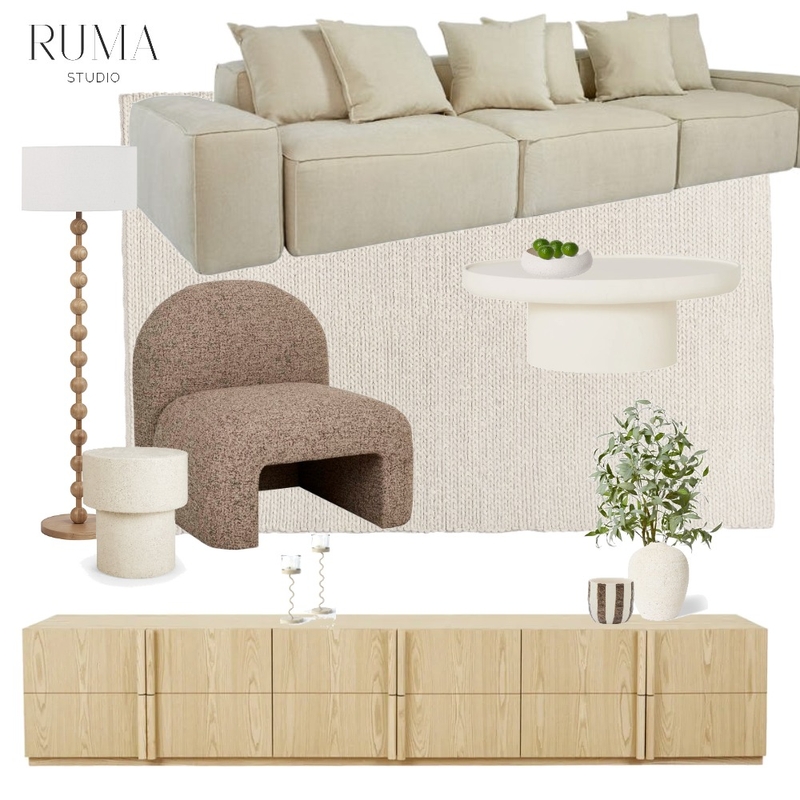 Hornick Residence - Living Room Interior Design Mood Board by Ruma Studio Hornick Residence - Living Room Interior Design Mood Board by Ruma Studio