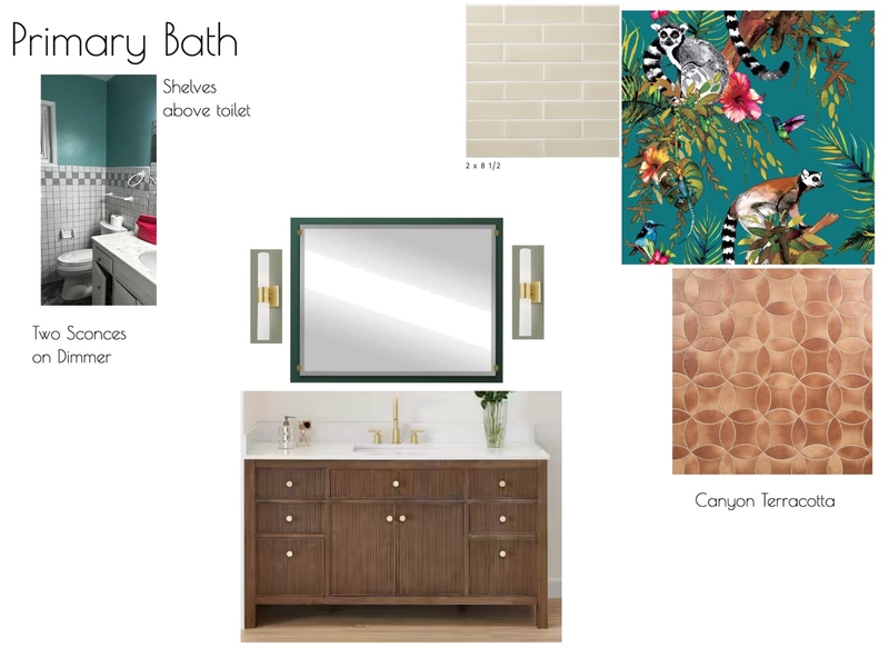 LB Primary Bath REV02 Interior Design Mood Board by MTLuppino@gmail.com
