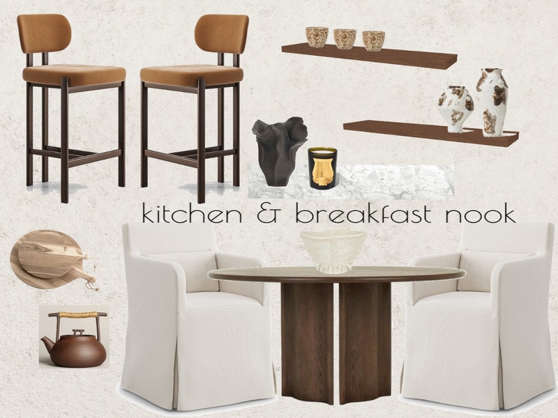 Kitchen & Breakfast Nook Interior Design Mood Board by Bianco Studio