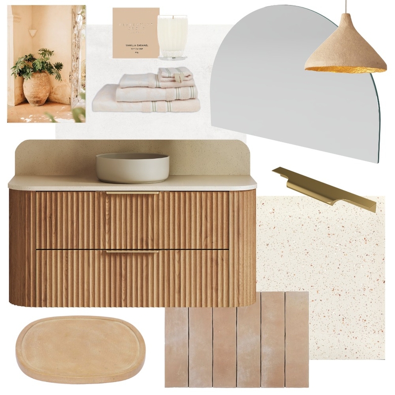 Mediterranean | Socoa with Melody Mirror Interior Design Mood Board by Timberline