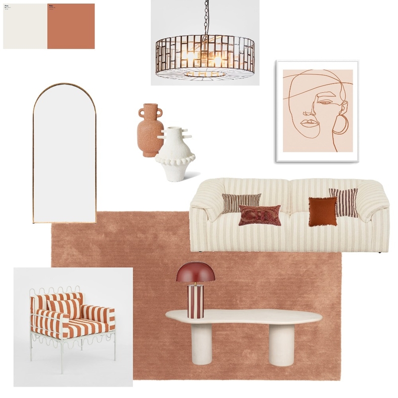 ΣΑΛΟΝΙ ΜΠΕΖ-ΚΕΡΑΜΙΔΙ STRIPES Interior Design Mood Board by georginakef ΣΑΛΟΝΙ ΜΠΕΖ-ΚΕΡΑΜΙΔΙ STRIPES Interior Design Mood Board by georginakef