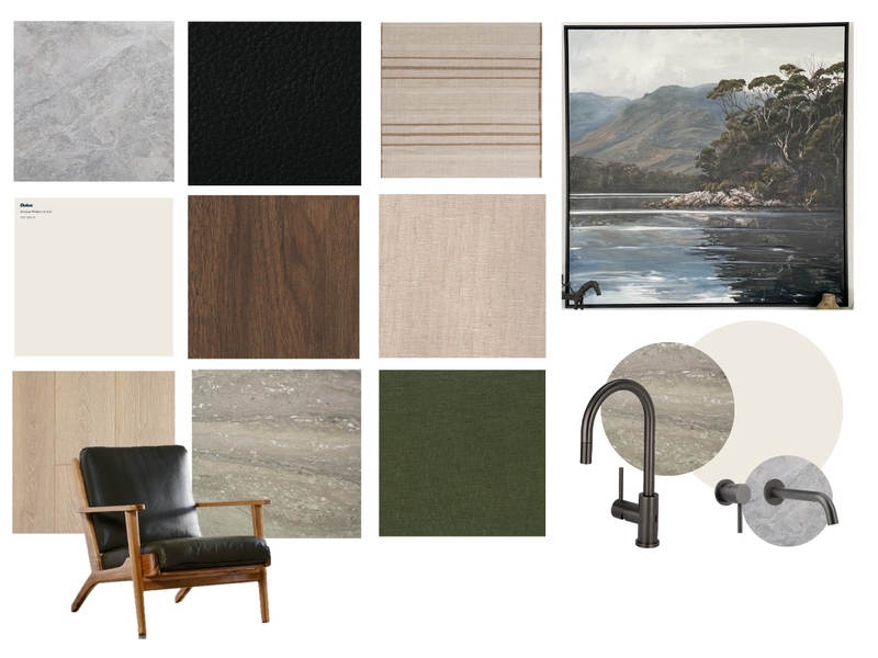 Bath St - Concept Board Interior Design Mood Board by First Page Design