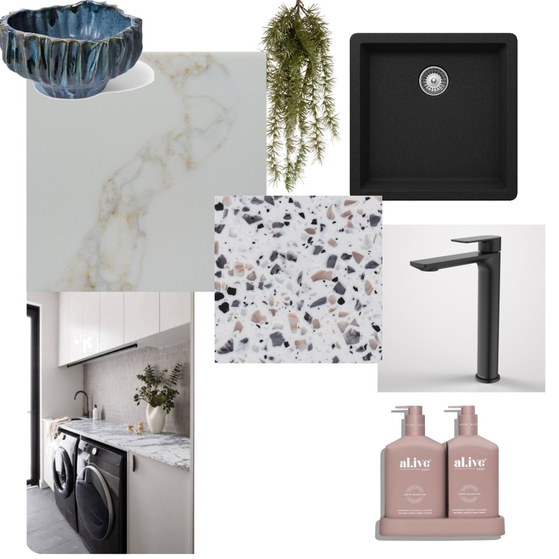 Laundry Interior Design Mood Board by KC