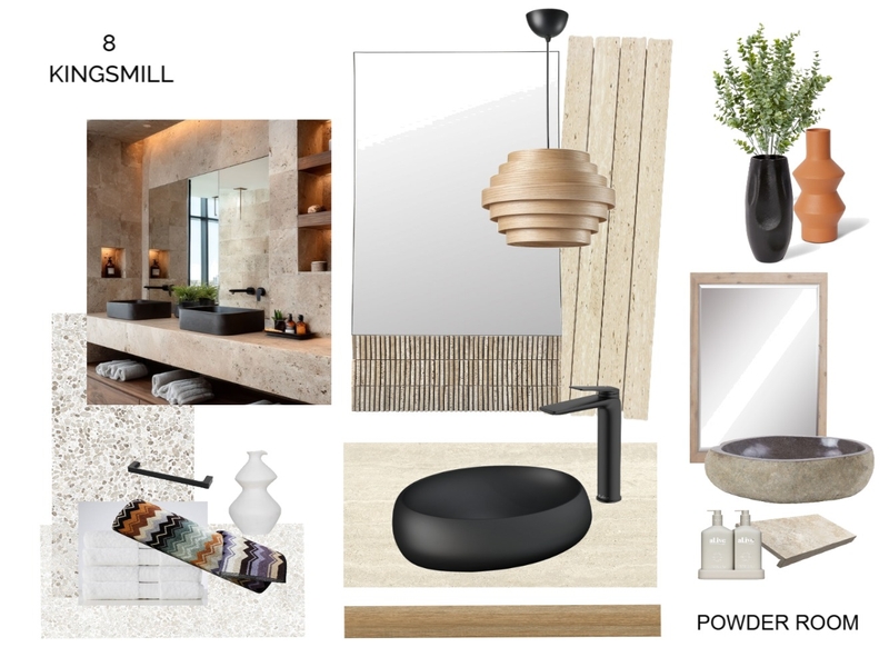 POWDER ROOM Interior Design Mood Board by lisajonesstylist POWDER ROOM Interior Design Mood Board by lisajonesstylist