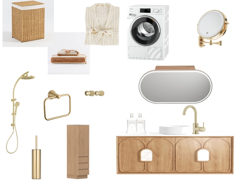 WOOD BATHROOM Interior Design Mood Board by georginakef WOOD BATHROOM Interior Design Mood Board by georginakef