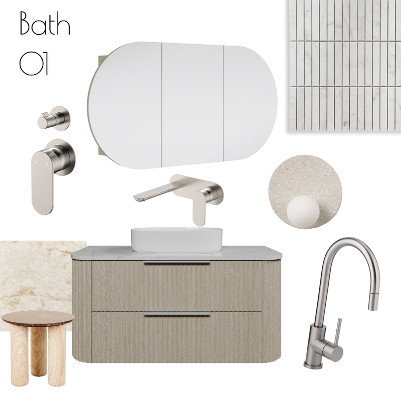 Bath 1 Mood board Interior Design Mood Board by loevly