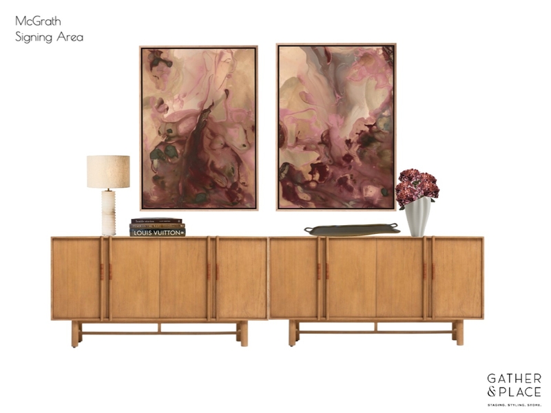 McGrath Signing Area Interior Design Mood Board by Gather & Place