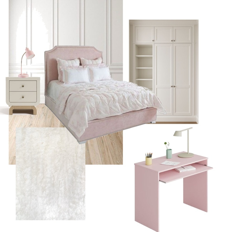 Dormitorio niña Interior Design Mood Board by LB