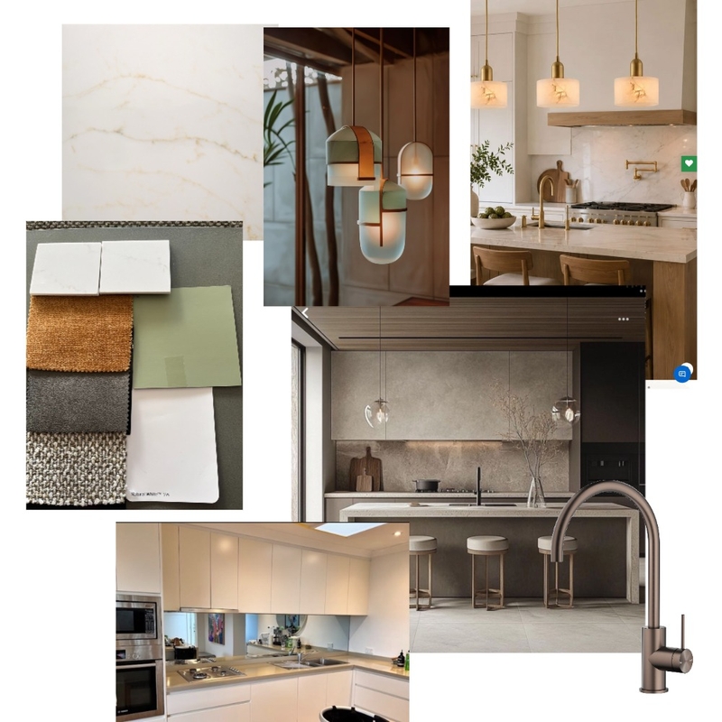 Kitchen Refresh Interior Design Mood Board by JaniceG