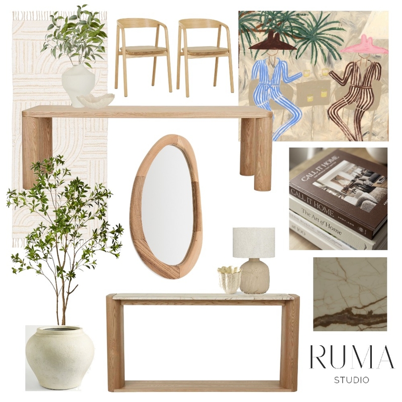 Hornick Residence - Dining and Entry Interior Design Mood Board by Ruma Studio Hornick Residence - Dining and Entry Interior Design Mood Board by Ruma Studio