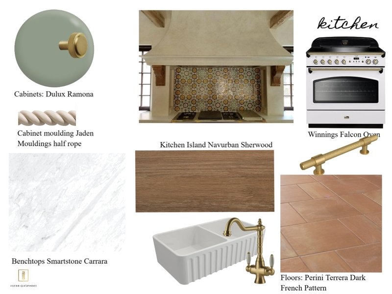 Maxlands Kitchen Interior Design Mood Board by Interiorsphere