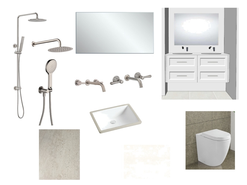 Ensuite Interior Design Mood Board by Coastal Design and Renovations