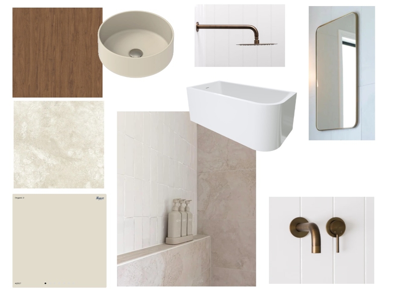 VO Main Bathroom Interior Design Mood Board by Cat Garden