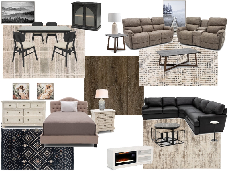 greyish brown Interior Design Mood Board by Beverly Zaske