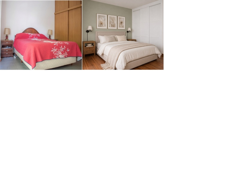 Dormitorio ppal Guale Interior Design Mood Board by Romicorty