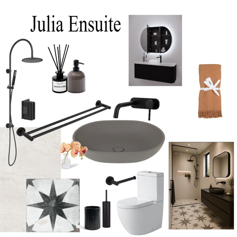 Julia Ensuite Interior Design Mood Board by Style by Sisters