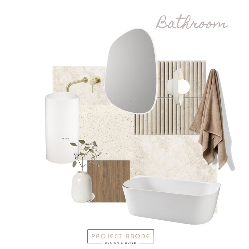 Bathroom Interior Design Mood Board by Project Abode