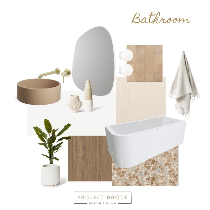 Terrazzo Terracotta Bathroom Interior Design Mood Board by Project Abode Terrazzo Terracotta Bathroom Interior Design Mood Board by Project Abode