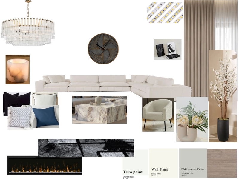 LIVINGROOM SAMPLEBOARD Interior Design Mood Board by belbyjoyce30@gmail.com