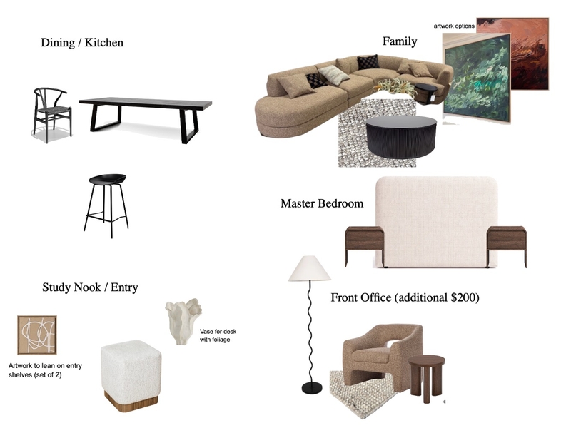 MASTACON - Alison St Interior Design Mood Board by Chloe Interiors