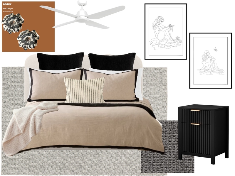 Master Bedroom Module 9 Interior Design Mood Board by Embellish Interiors