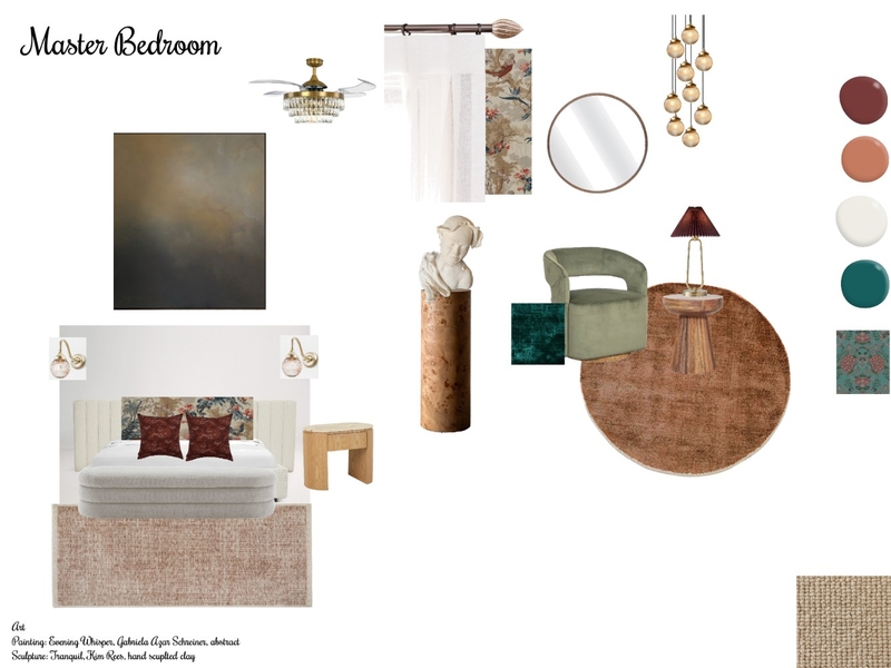 Master Bedroom Interior Design Mood Board by bel designs Master Bedroom Interior Design Mood Board by bel designs