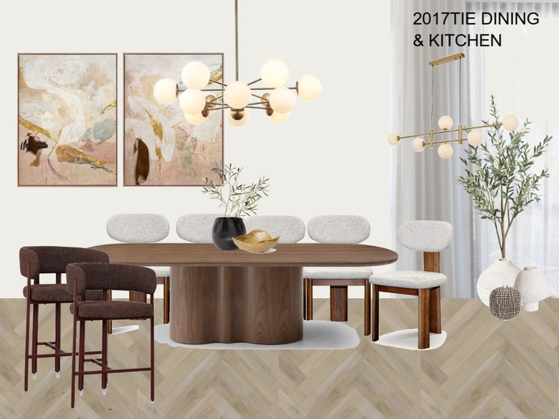 2017TIE DINING Interior Design Mood Board by Long Island Homes Pty Ltd